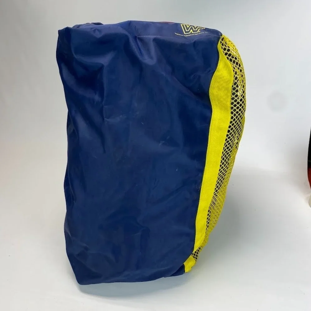VTG WWF Gym Duffel Bag Original 80s‎ World Wrestling Federation Miller Lite